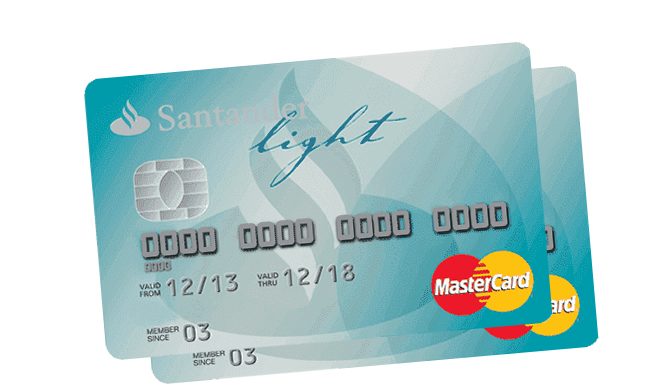Tarjeta de crédito Santander Light